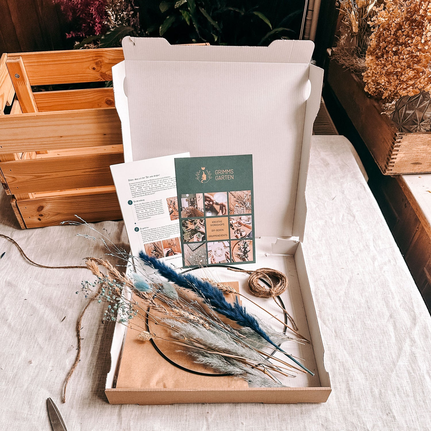 DIY-BOX dried flower ring 