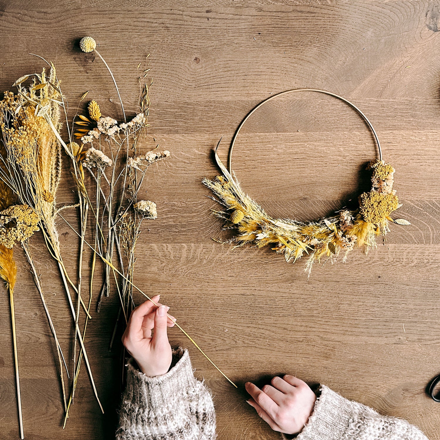 DIY-BOX Trockenblumen Ring 