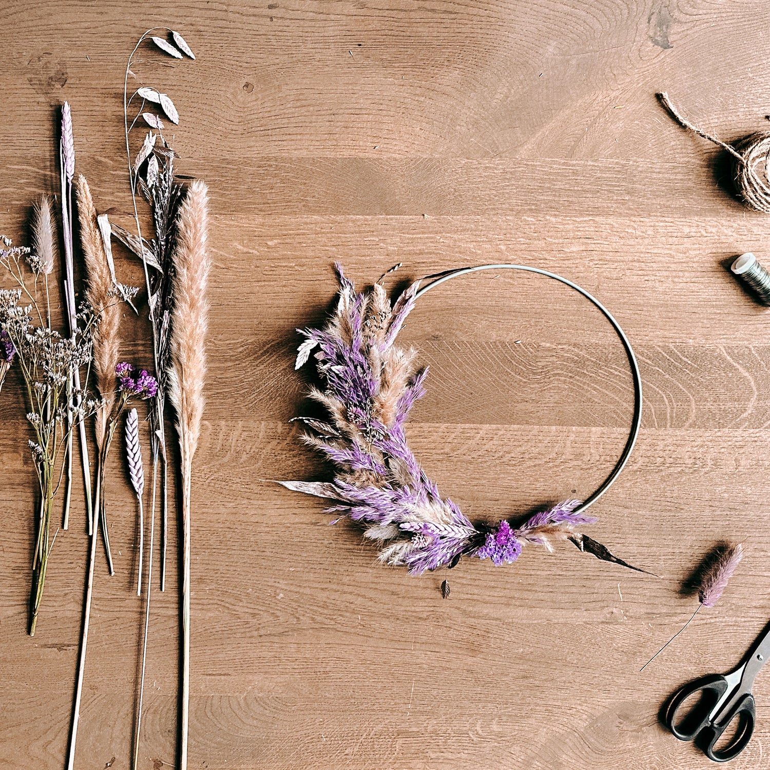 DIY-BOX dried flower ring 