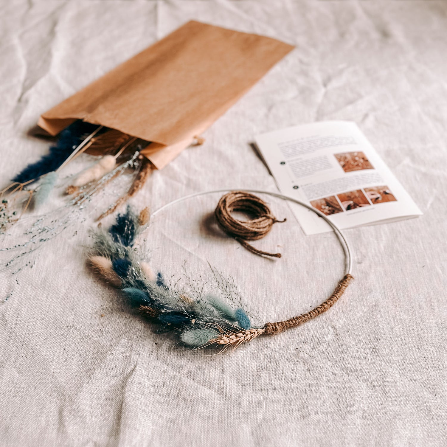 DIY-BOX dried flower ring 