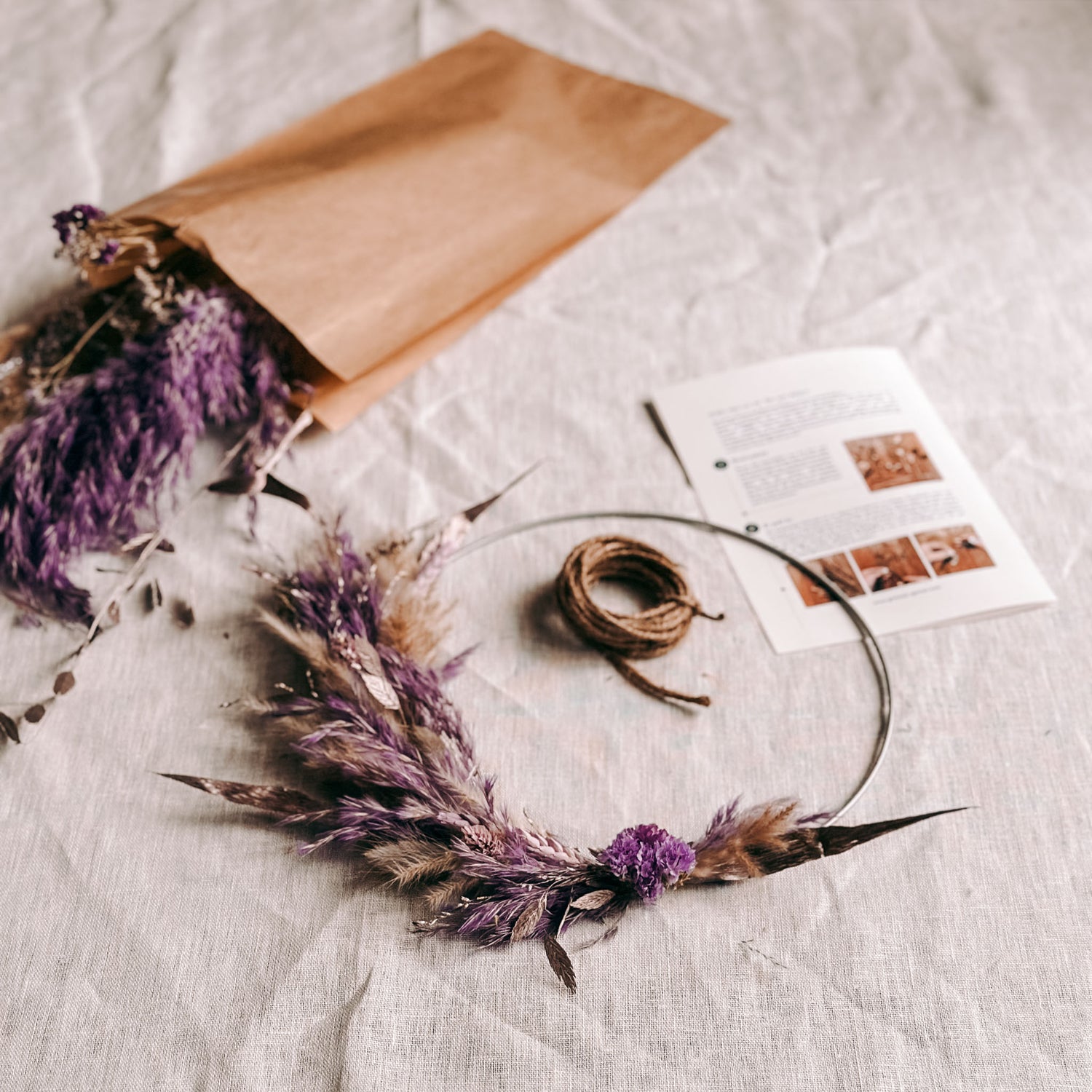 DIY-BOX dried flower ring 