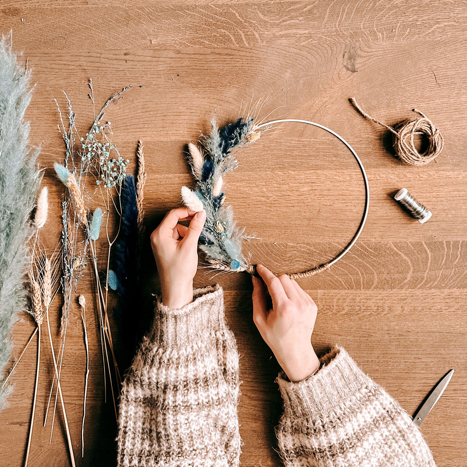 DIY-BOX dried flower ring 